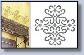 Medieval_Medallion_Accent_Home_Decor_Stencil